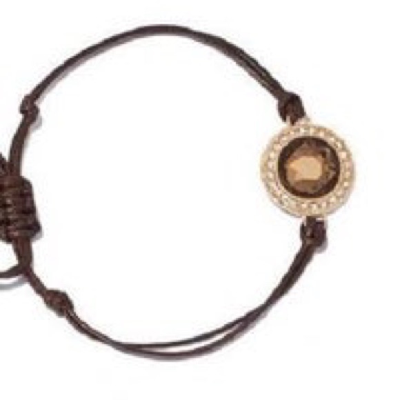 avon energy string bracelet smoky topaz - Picture 1 of 3